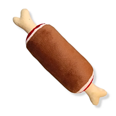 Peluche Hueso Osobuco para Perros – Diversión segura y duradera