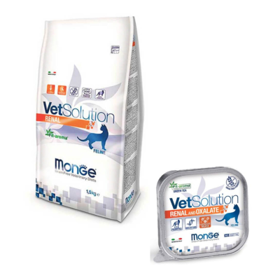 Monge VetSolution Renal Feline – Alimento para Gatos con Insuficiencia Renal Crónica