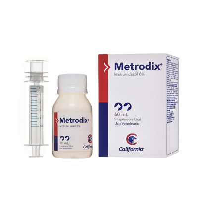 Metrodix - Metronidazol Suspensión Oral Uso veterinario – Perros y gatos