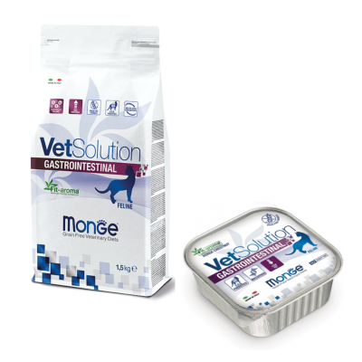 Monge VetSolution Gastrointestinal Feline – Alimento especializado para gatos con trastornos digestivos
