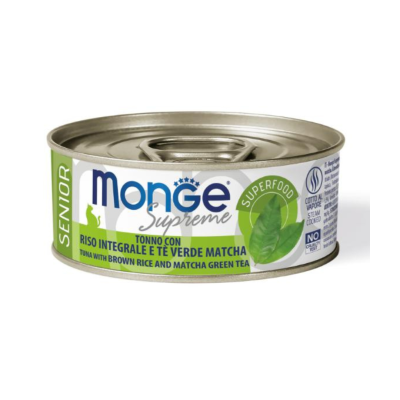 Mongue Senior té verde matcha -Atún con Arroz Integral