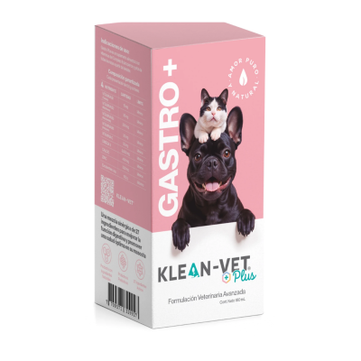 Gastro+ suplemento digestivo natural para perros y gatos de Klean-Vet – frasco de 180 mL