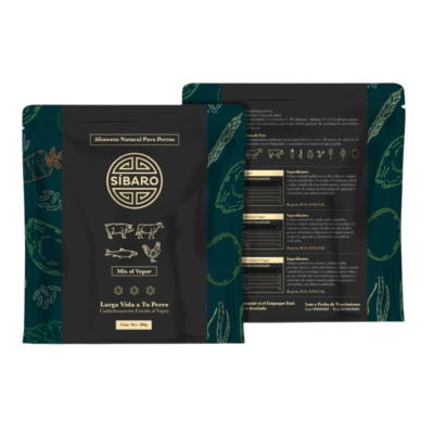 Sibaro mix vapor Alimento natural Síbaro Mix al Vapor para perros