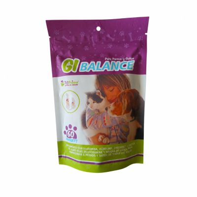 Gi balance GI Balance para perros y gatos suplemento gastrointestinal veterinario para apoyar la digestión y la salud intestinal