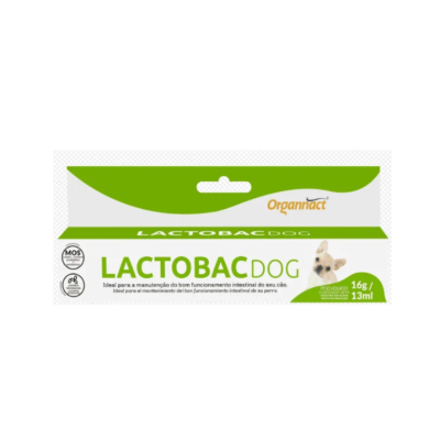 Lactobac Dog suplemento con probióticos y prebióticos para perros que ayuda a mantener la salud intestinal y digestiva