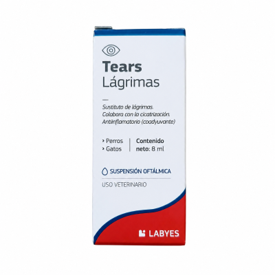 Tears para perros y gatos lágrimas artificiales con condroitín sulfato para hidratación y lubricación ocular